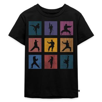 karaté - T-shirt Premium bio Enfant - noir - Devant - Mikhail (115cm)