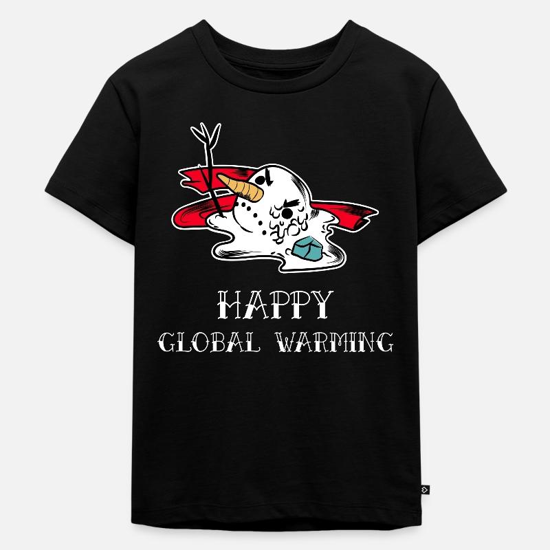 Weihnachtspullover - Kinder Premium Bio T-Shirt - Schwarz