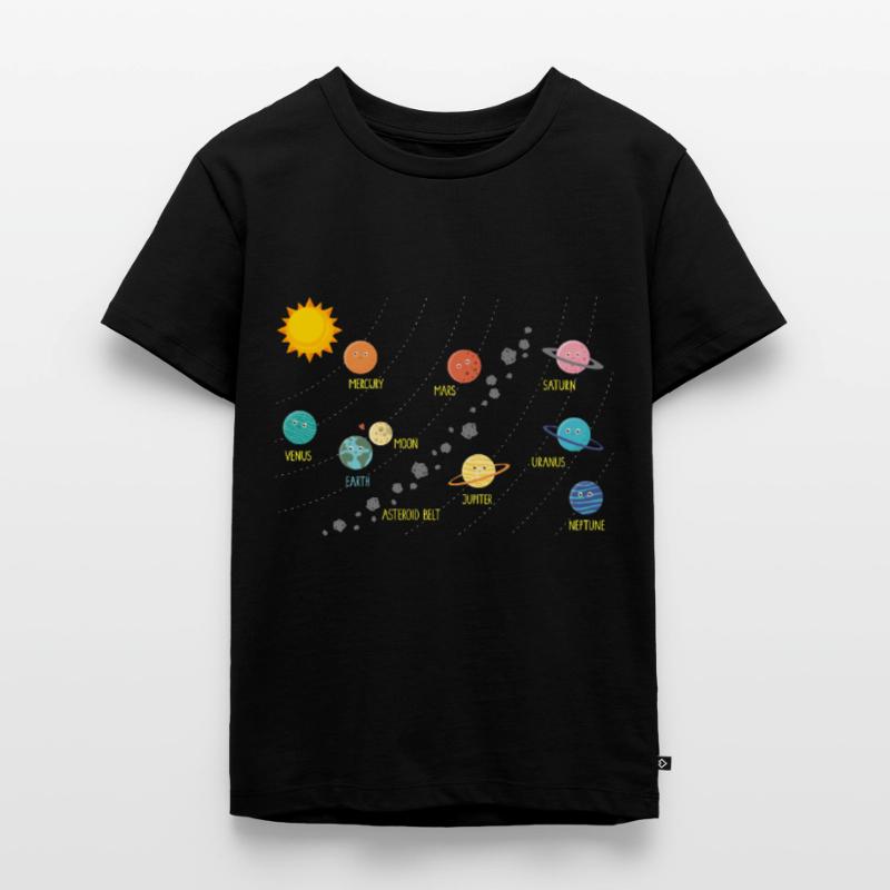 Solar system planets outer space astronomy Kids Premium Organic T-Shirt