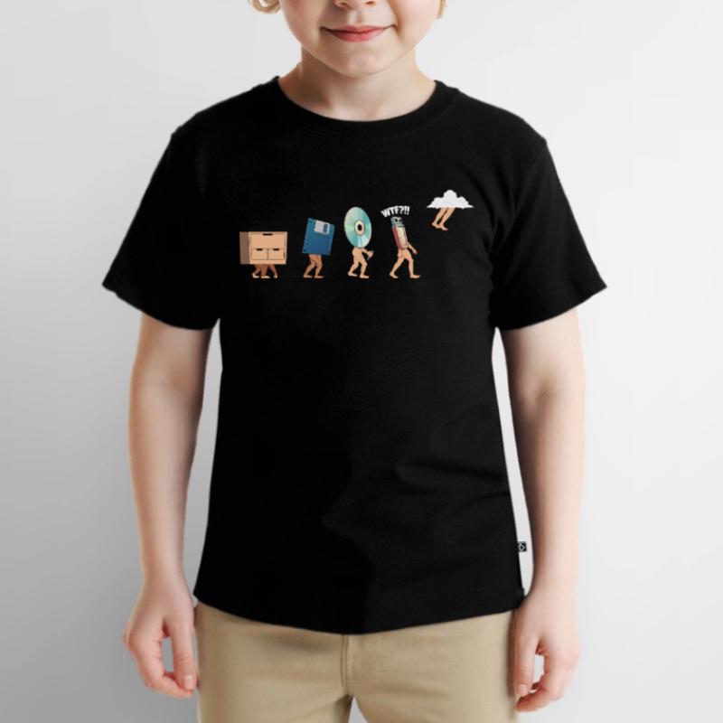 Cloud Computing Evolution - Idée cadeau pour Nerd T-shirt Premium bio Enfant