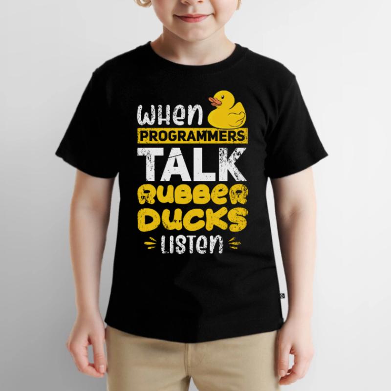 Programming Duck developer duck rubber duck Kids Premium Organic T-Shirt