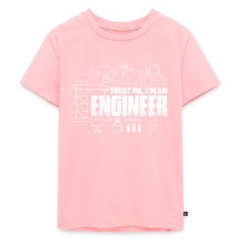 Engineer Engineer Technician Civil Engineer Gift - Kids Premium Organic T-Shirt - rose - Front - AI Model Kid Female (0cm)