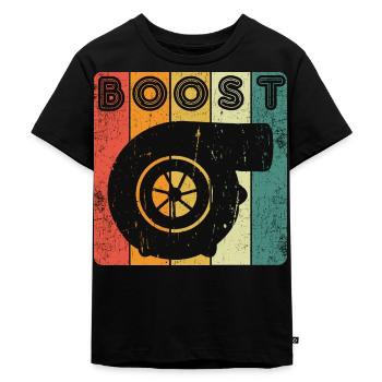 Turbocharger Vintage Design - Kids Premium Organic T-Shirt - black - Front - Mikhail (115cm)