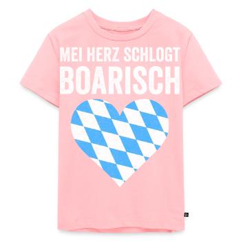 Boarisch Bayern Bayer Bayerisch Bairisch Bayrisch - Kinder Premium Bio T-Shirt - Rosa - Vorne - AI Model Kid Female (0cm)