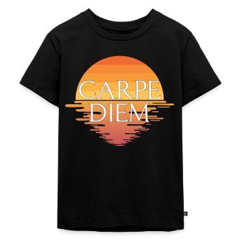 carpe Diem - T-shirt Premium bio Enfant - noir - Devant - Mikhail (115cm)