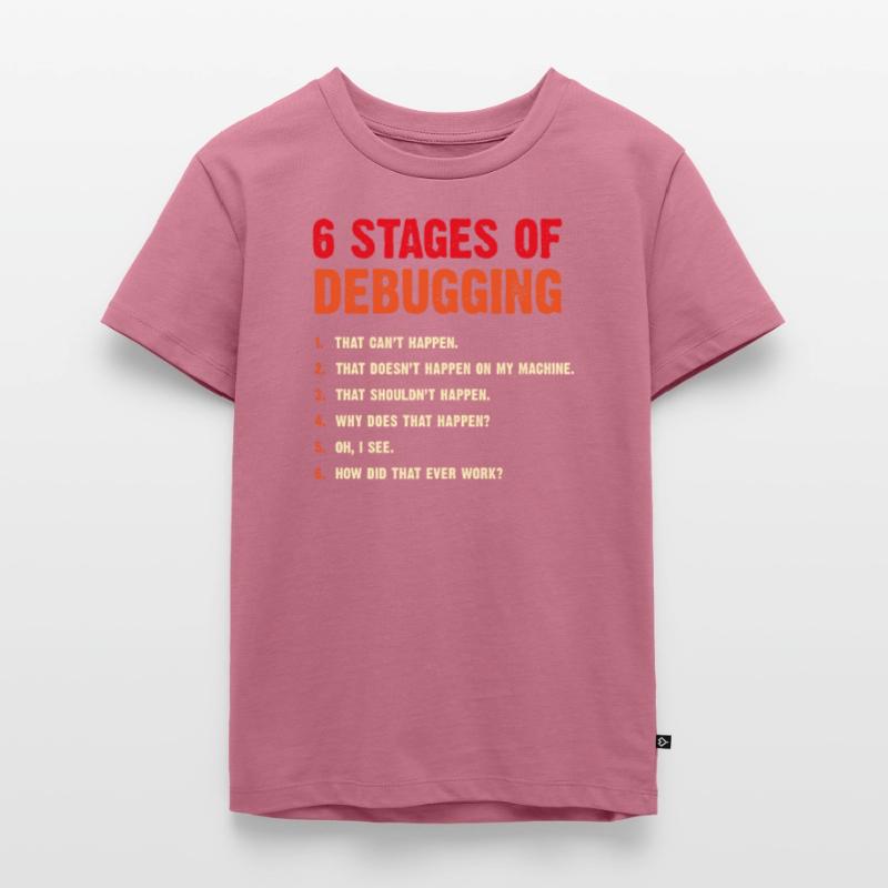 Entwickler Debugging Computer Scientist Geek Coder Kinder Premium Bio T-Shirt