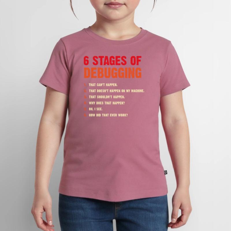 Entwickler Debugging Computer Scientist Geek Coder Kinder Premium Bio T-Shirt