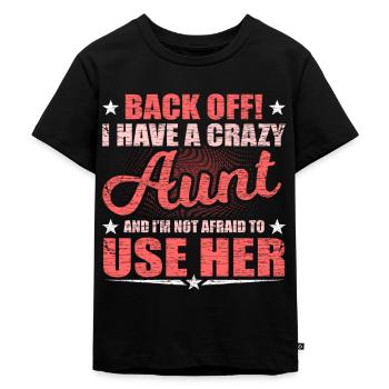 tante - T-shirt Premium bio Enfant - noir - Devant - Mikhail (115cm)