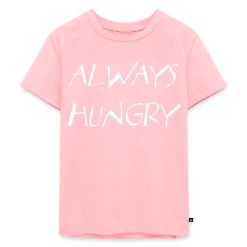 Always Hungry - Kinder Premium Bio T-Shirt - Rosa - Vorne - AI Model Kid Female (0cm)
