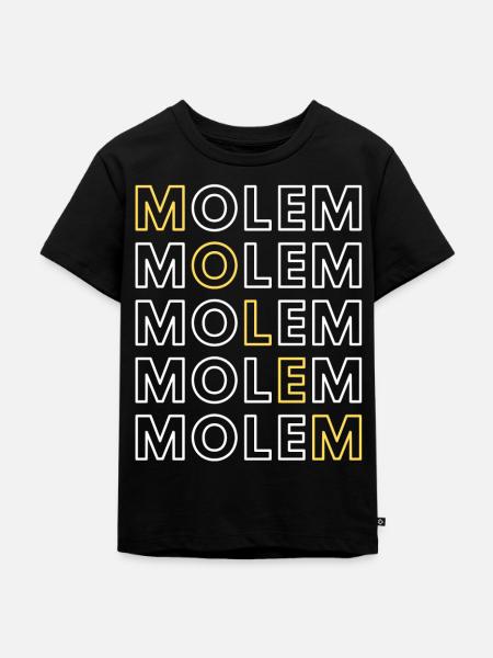 Molem - Maglietta ecologica premium per bambini - nero