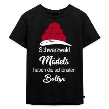 Schwarzwälder Schwarzwald Heimat Motiv - Kinder Premium Bio T-Shirt - Schwarz - Vorne - Mikhail (115cm)