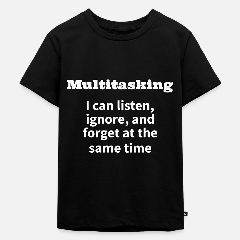 multitâche - T-shirt Premium bio Enfant - noir