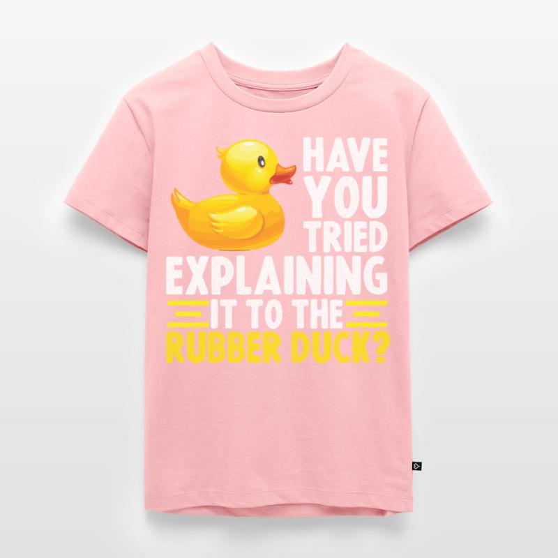 Debug Duck Debugging Rubber Duck Kids Premium Organic T-Shirt