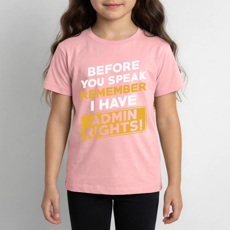 Administrator Computer Scientist Programmer Admin Kids Premium Organic T-Shirt