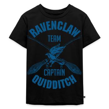 Harry Potter Ravenclaw Team Captain Quidditch - Kids Premium Organic T-Shirt - black - Front - Mikhail (115cm)