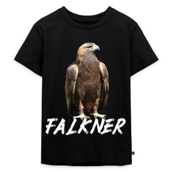 Vogeltier Greifvogel Krallen Falkner - Kinder Premium Bio T-Shirt - Schwarz - Vorne - Mikhail (115cm)