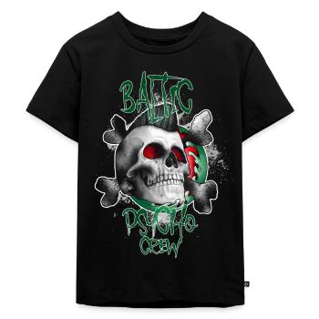BalticPsychoCrew vert rouge - T-shirt Premium bio Enfant - noir - Devant - Mikhail (115cm)