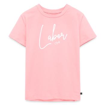 Chef de laboratoire - T-shirt Premium bio Enfant - rose - Devant - AI Model Kid Female (0cm)