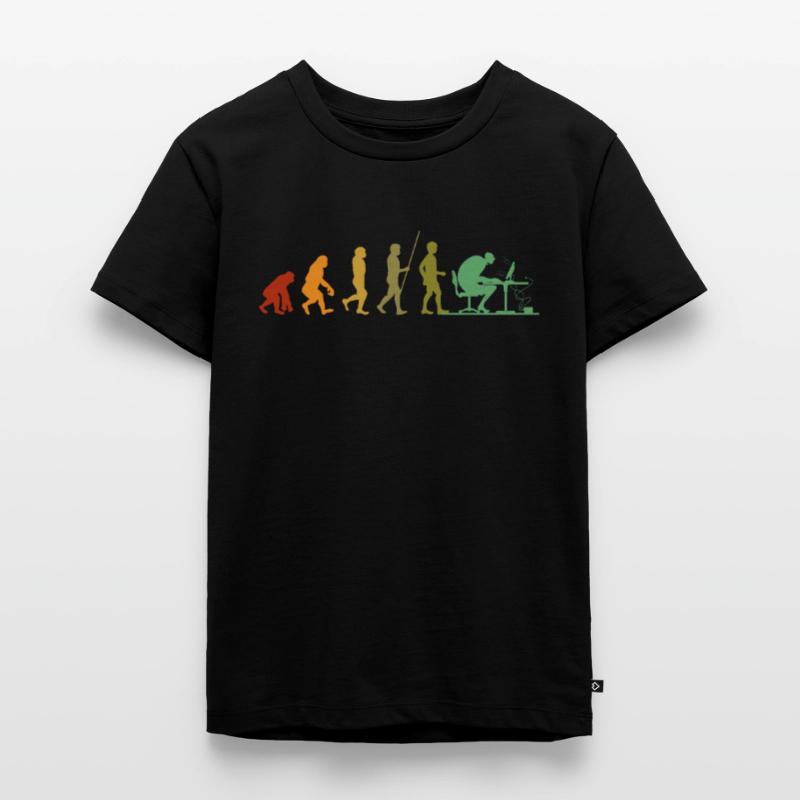 Computer evolution geek programmer Kids Premium Organic T-Shirt