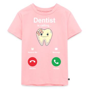dentiste - T-shirt Premium bio Enfant - rose - Devant - AI Model Kid Female (0cm)