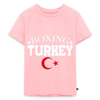 Türkei Boxen Türkischer Profiboxer - Kinder Premium Bio T-Shirt - Rosa - Vorne - AI Model Kid Female (0cm)