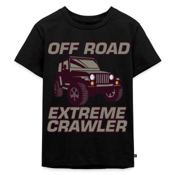 Rock Crawler Off Road Extreme Crawler Tire Motor - Kids Premium Organic T-Shirt - black - Front - Mikhail (115cm)