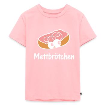 mettbrötchen mett liebe - Kinder Premium Bio T-Shirt - Rosa - Vorne - AI Model Kid Female (0cm)