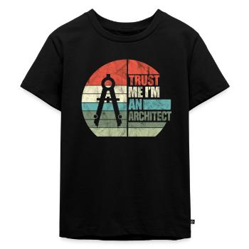 architecte - T-shirt Premium bio Enfant - noir - Devant - Mikhail (115cm)