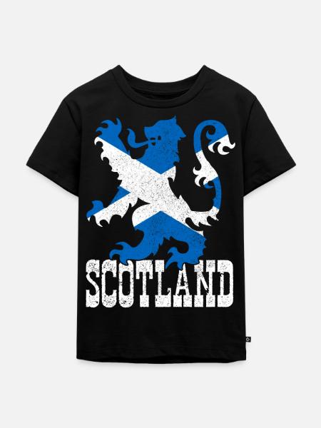 Schottland - Kinder Premium Bio T-Shirt - Schwarz