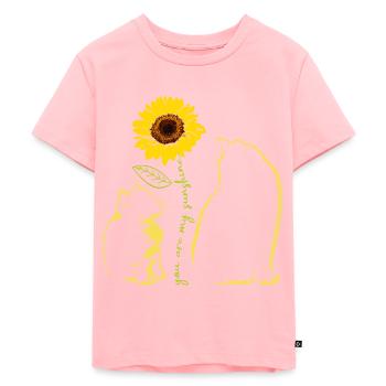 Chat vous êtes mes chats de maman de soleil - T-shirt Premium bio Enfant - rose - Devant - AI Model Kid Female (0cm)