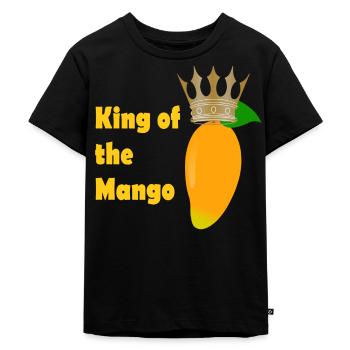 King of the mango - Kids Premium Organic T-Shirt - black - Front - Mikhail (115cm)