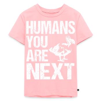 Dodo Geschenk Vogel Urzeit Fossil Archäologie Geek - Kinder Premium Bio T-Shirt - Rosa - Vorne - AI Model Kid Female (0cm)