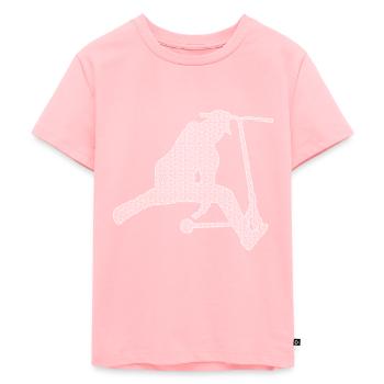Stunt Scooter - Kinder Premium Bio T-Shirt - Rosa - Vorne - AI Model Kid Female (0cm)