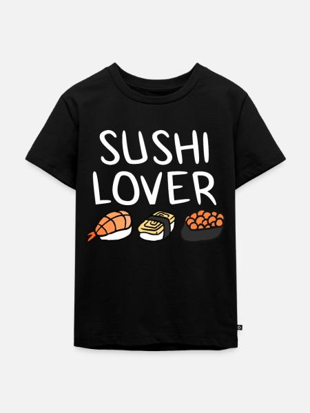 Sushi - Kinder Premium Bio T-Shirt - Schwarz
