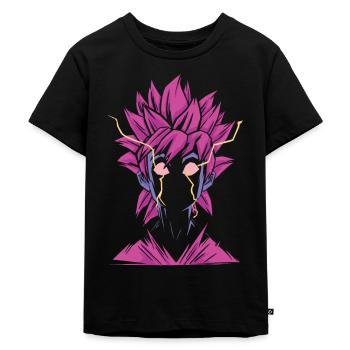Manga Super-Héros Figure - T-shirt Premium bio Enfant - noir - Devant - Mikhail (115cm)