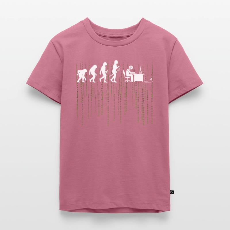 Evolution Computer Enticklung BrushIng Gift Kids Premium Organic T-Shirt