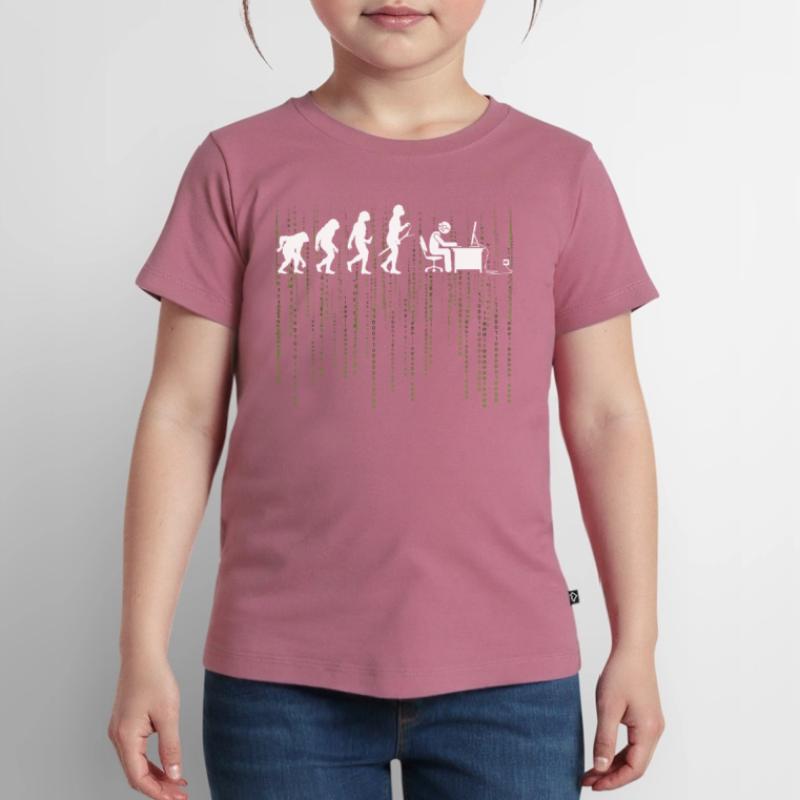 Evolution Computer Enticklung BrushIng Gift Kids Premium Organic T-Shirt