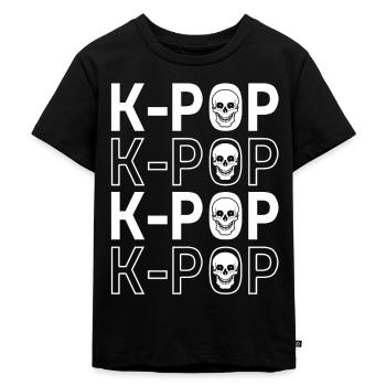 K-Pop Kpop - Kinder Premium Bio T-Shirt - Schwarz - Vorne - Mikhail (115cm)