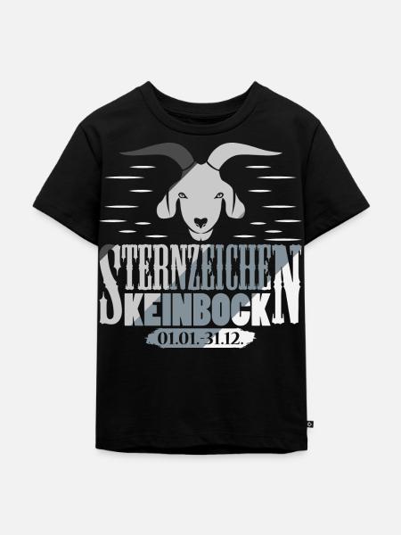 Sternzeichen Keinbock - Kinder Premium Bio T-Shirt - Schwarz