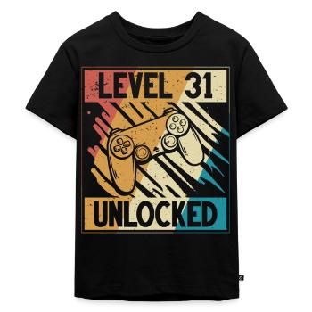 31e anniversaire gamer 31 ans - T-shirt Premium bio Enfant - noir - Devant - Mikhail (115cm)