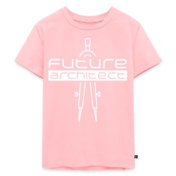 Futur architecte architecte architecte - T-shirt Premium bio Enfant - rose - Devant - AI Model Kid Female (0cm)