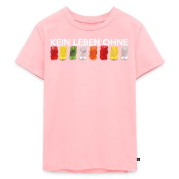 Kein Leben ohne Gummibären - Kinder Premium Bio T-Shirt - Rosa - Vorne - AI Model Kid Female (0cm)