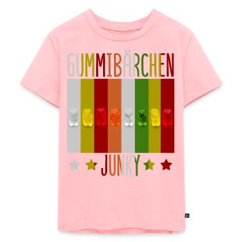 Gummibärchen Junky - Kinder Premium Bio T-Shirt - Rosa - Vorne - AI Model Kid Female (0cm)