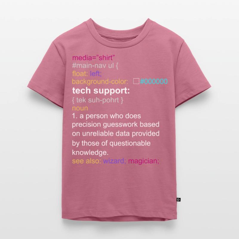 Tech support html coding gift coder T-shirt Premium bio Enfant