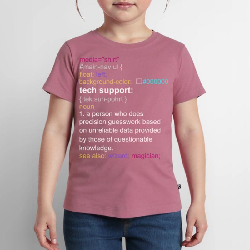 Tech support html coding gift coder T-shirt Premium bio Enfant
