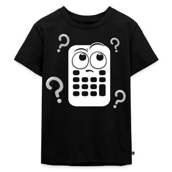 Calculatrice - T-shirt Premium bio Enfant - noir - Devant - Mikhail (115cm)