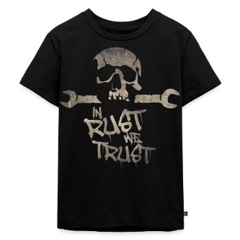 IN RUST WE TRUST - Rat Rod - Screwdriver - Kids Premium Organic T-Shirt - black - Front - Mikhail (115cm)