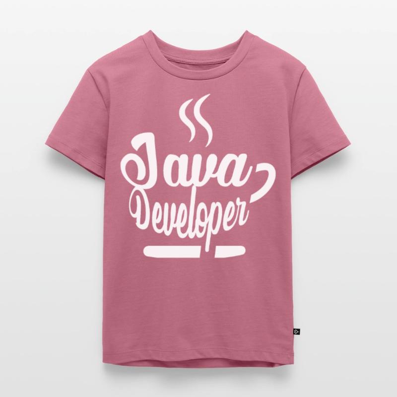Java Developer Coffee Kaffee Kids Premium Organic T-Shirt