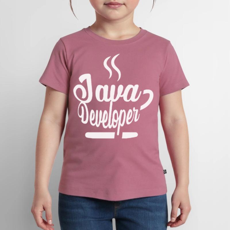 Java Developer Coffee Kaffee Kids Premium Organic T-Shirt