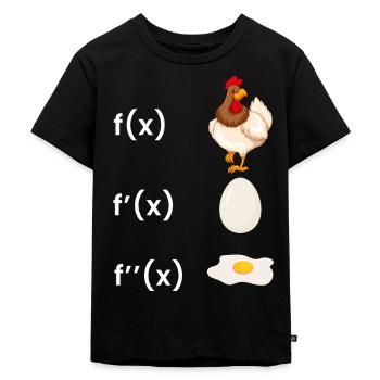 Mathematik Lehrer Ableitung Lustiges Mathe Integra - Kinder Premium Bio T-Shirt - Schwarz - Vorne - Mikhail (115cm)